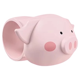 萌猪猪硅胶门碰门把手防撞垫静音墙面防碰撞橡胶免打孔门后防撞