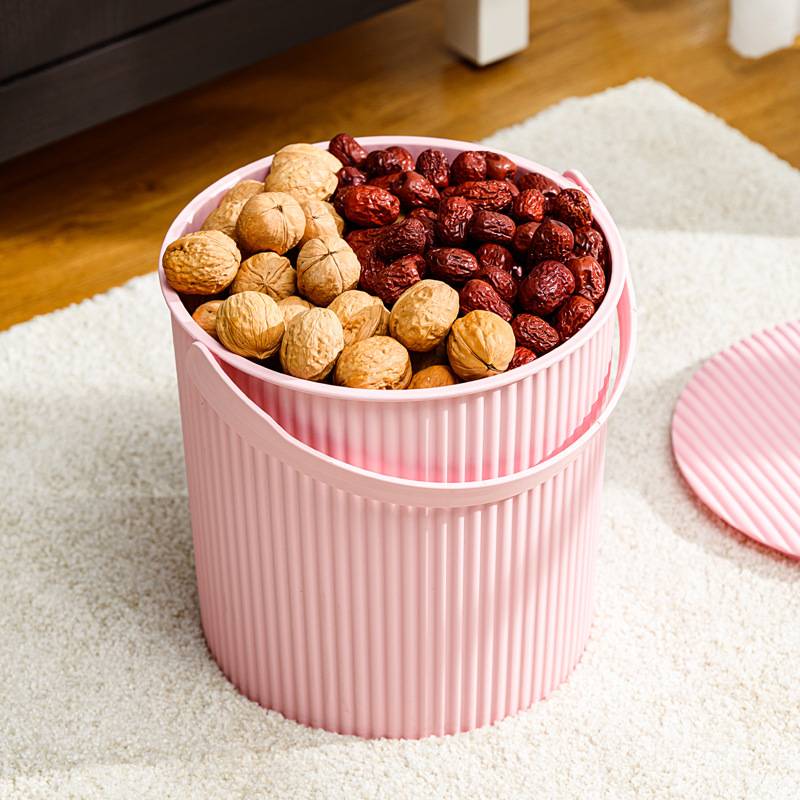 加厚款带提手水桶垃圾桶钓鱼桶收纳桶儿童玩具盖冰带多功能桶水桶