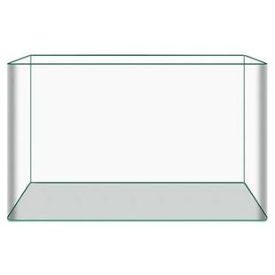 客厅小型鱼缸透明热弯玻璃一体金鱼缸带氧气假山造景水族箱静音