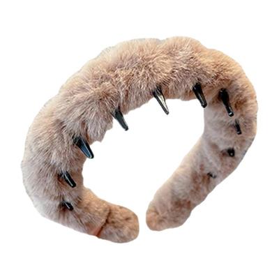 毛绒波浪发箍女2025新款高端秋冬