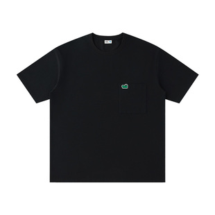 warmtrees「克罗克·树」前胸贴袋短袖t恤男女同款夏季宽松上衣
