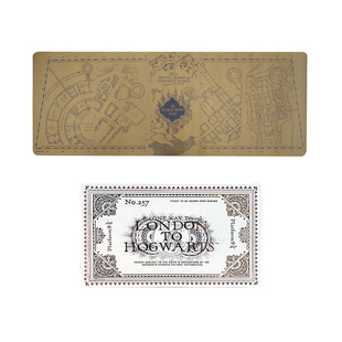 ME哈利波特正版周边桌垫站台车票活点地图长鼠标书桌垫生日礼物