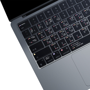 适用macbookpro苹果键盘膜Air13.3寸电脑M3笔记本2024macbook保护16快捷键14轻薄2022功能15.3盖16套