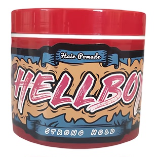 HELLBOY地狱男爵复古发油男蓬松保湿强力定型发泥发蜡膏美式前刺