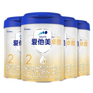 [爱他美官方旗舰店]卓傲2段婴儿配方奶粉800g*4罐6-12月