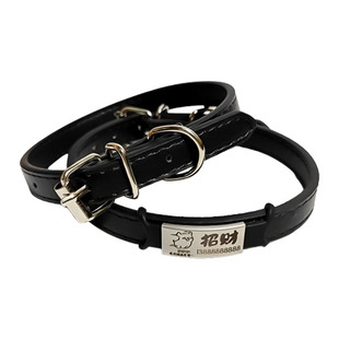 狗狗免费刻字项圈可定制小中大型犬猫咪外出防丢吊牌泰迪金毛脖套
