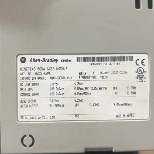 议价罗克韦尔AB伺服驱动器 KNX3-KAP2维修