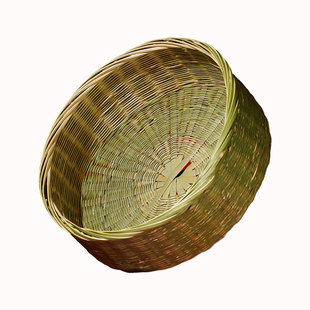 老疯杨天兴桥竹编宠物猫窝床可水洗圆形猫窝夏季竹编四季通用网红