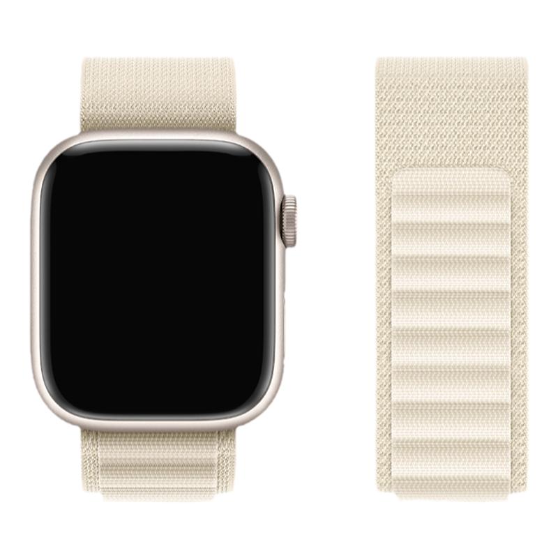 适用apple watch8表带iwatch11/9/10手表带苹果s9手表s7表带3/4/SE5/6/7代s10腕带潮男女款s11高山回环尼龙