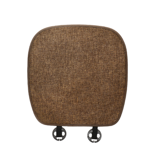 新款汽车坐垫通风透气座椅套亚麻七件套四季通用棉麻单片后排座垫