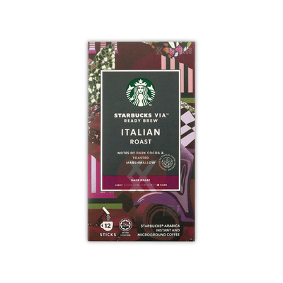 星巴克意式烘焙VIA免煮黑咖啡