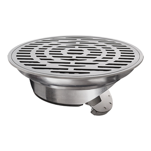 大口径200管160户外花园室外屋顶防堵防臭直排方形圆形大排量地漏