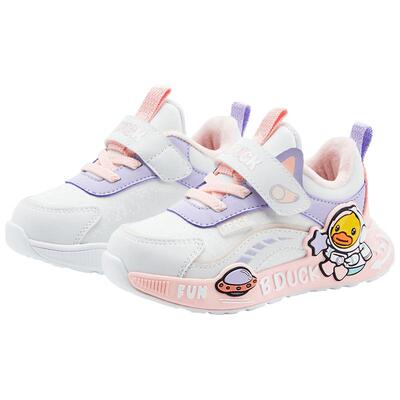 B．Duck女童加绒保暖运动鞋