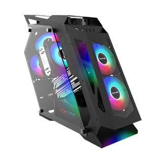 个性K神大/小网咖电竞水冷游戏机箱异形开放钢化玻璃侧透台式机箱