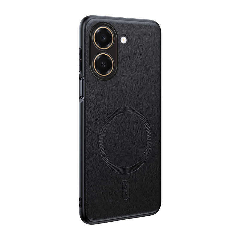 适用于华为荣耀x7e手机壳HONOR X7e磁吸素皮保护套LAB一NX1全包防摔LABNX1皮纹外壳X7e 4G新款honorx7e4商务