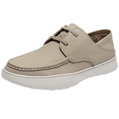 森达透气皮鞋夏新商场同款厚底舒适一脚蹬休闲软底爸爸鞋K4502BM5