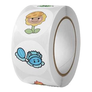 儿童卡通帖纸可爱植物大战僵尸贴创意装饰奖励卷卷封口贴墙贴
