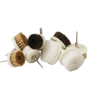 电动文玩刷盘猪鬃毛纳米抛光上色核桃金刚菩提手串包浆清理工具刷