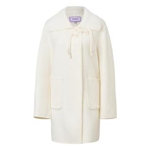 MAXRIENY贵雅新中式大衣女盘扣毛呢外套高级气质感女装