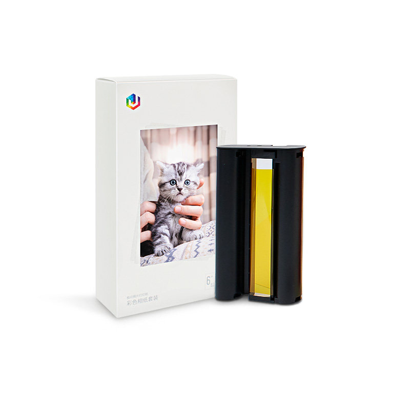 极印6寸照片打印机原装AR留声热升华色带彩色相纸套装