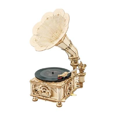 若客手工diy黑胶联名留声机1件