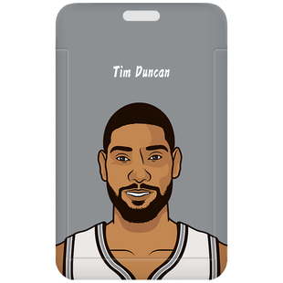 底特律活塞篮球队球迷收藏小卡套坎宁安证件套大本华莱士考勤卡包