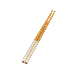 奶油派对竹筷家用高档抗菌防霉筷子耐高温家用防滑无漆蜡25新款