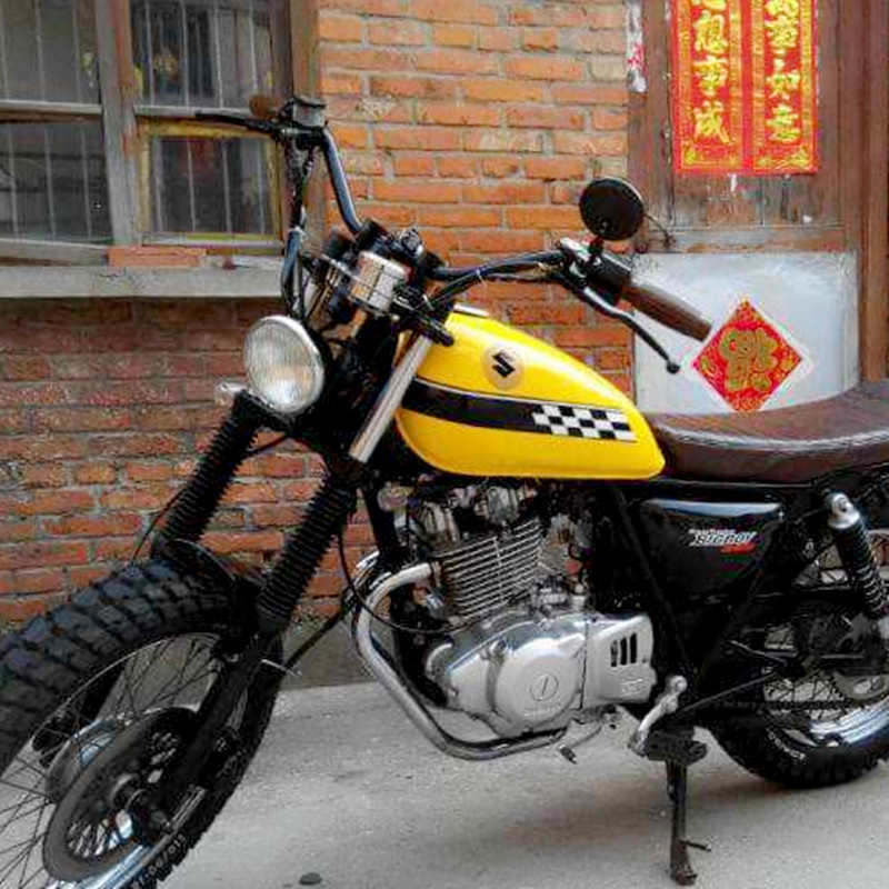 游侠GN125摩托车复古改装车把大雁把22-25mm手把棍王天俊883鑫源