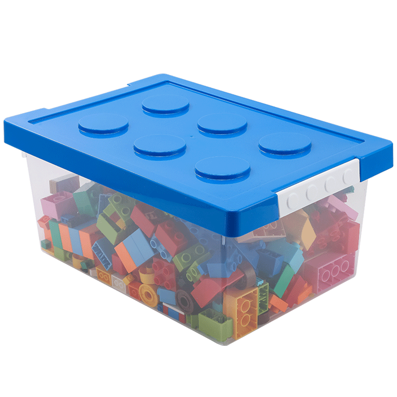 儿童乐高积木透明收纳箱