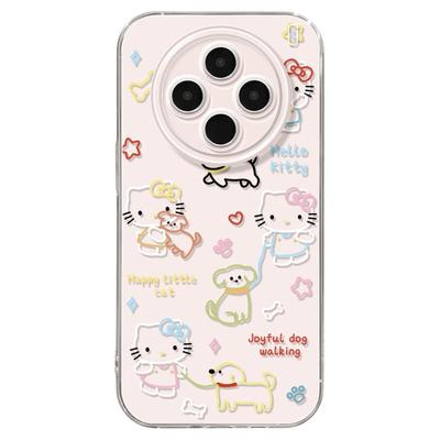 适用vivox300手机壳ultra女款x100s保护套x80pro硅胶x70全包防摔x60高级50新款x200线条vivo好看KT猫pro+软外