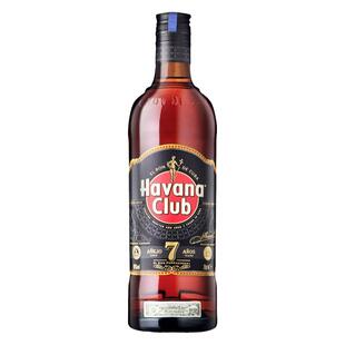 哈瓦纳7年俱乐部朗姆酒 哈瓦那7年黑洋酒Havana 700ml 一瓶一码