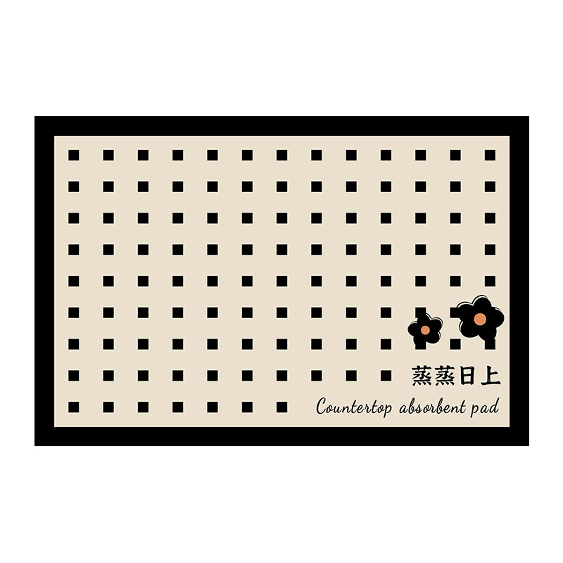 厨房洗碗槽吸水垫水龙头厨房台面吸水垫洗碗池沥水垫洗手台吸水垫