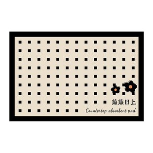 厨房洗碗槽吸水垫水龙头厨房台面吸水垫洗碗池沥水垫洗手台吸水垫