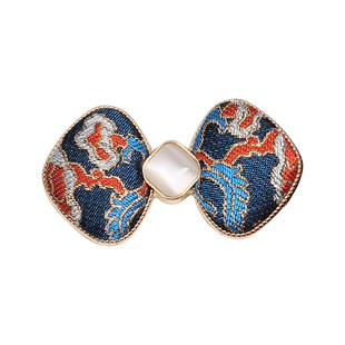 非遗宋锦发夹配饰 上久楷 钱小萍 名家真丝宋锦发夹国风古典边夹