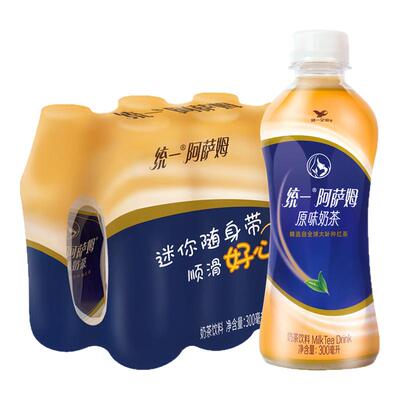 统一阿萨姆奶茶24瓶装整箱