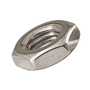 304/316不锈钢六角薄螺母扁薄螺帽薄型螺丝帽M3M4M5M6M8M10M12M14