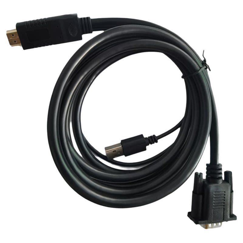 HDMI转换线 VGA连接线 电脑显示器 ps4游戏机AG6202芯片投影仪