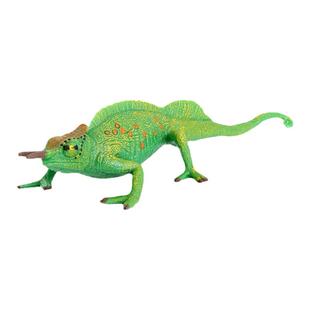 仿真爬行动物蜥蜴模型伞蜥鬃狮蜥巨蜥变色龙儿童玩具早教认知摆件