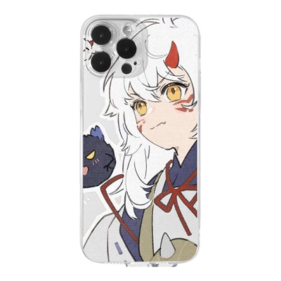 小众可爱阴阳师茨木童子iphone手机壳苹果17promax动漫16好看14二次元13华为OPPO透明vivo小米15荣耀情侣可爱