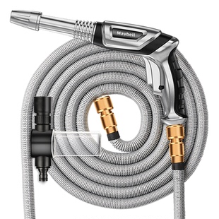 结义高压洗车水枪水泵抢家用强力汽车冲洗车神器伸缩水管自来喷头