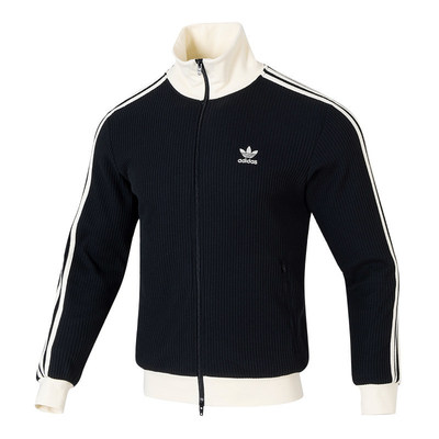 Adidas/阿迪达斯官方正品 三叶草男女同款运动经典立领外套JW0110