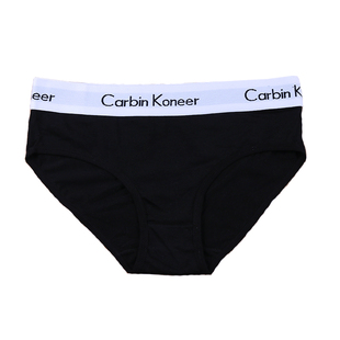 CarbinKoneer内裤女纯棉中腰大码胖mm运动包臀三角短裤头2025新款
