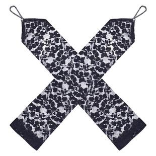 Lolita黑蕾丝长款手套朋克辣妹性感手臂袖亚文化修女中指袖套cos