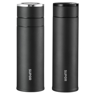苏泊尔保温杯男士茶水分离高端商务便携车载大容量泡茶水杯子新款