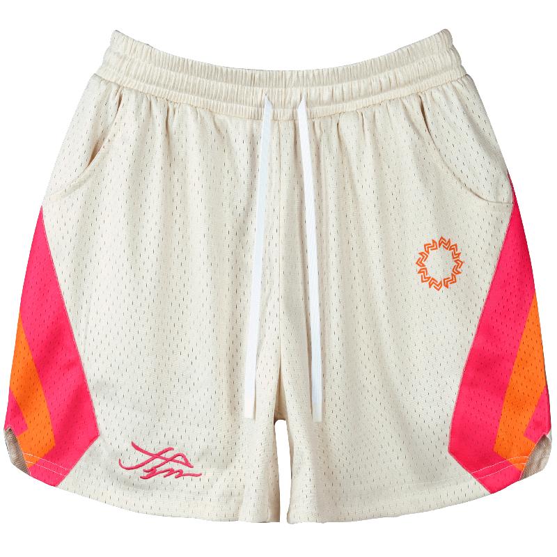 左右力量短裤青少年美式速干夏季篮球服成人网眼透气运动短裤男