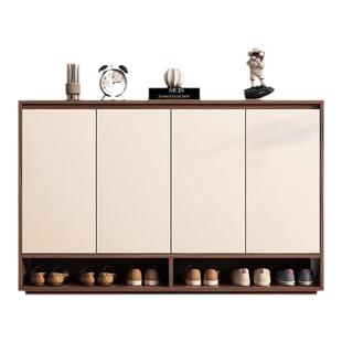 鞋柜家用门口大容量多层实木2025新款入户门进门鞋架门外走廊鞋柜