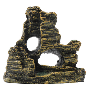 鱼缸造景装饰假山石头草布景仿真水草造景套餐水族箱大小摆件