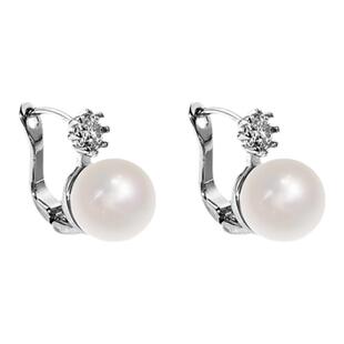 yyds 甜酷风珍珠耳钉女高级感轻奢耳环2025年新款潮小众精致耳饰