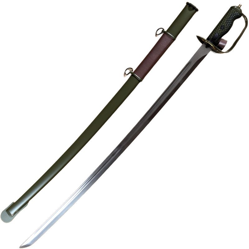 花纹钢65式骑兵刀勇士刀战刀一体龙骨铁质军刀指挥刀仪仗刀未开刃