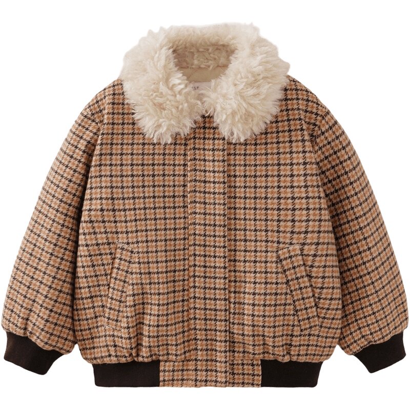 马克珍妮[复古英伦风]绵羊毛棉服